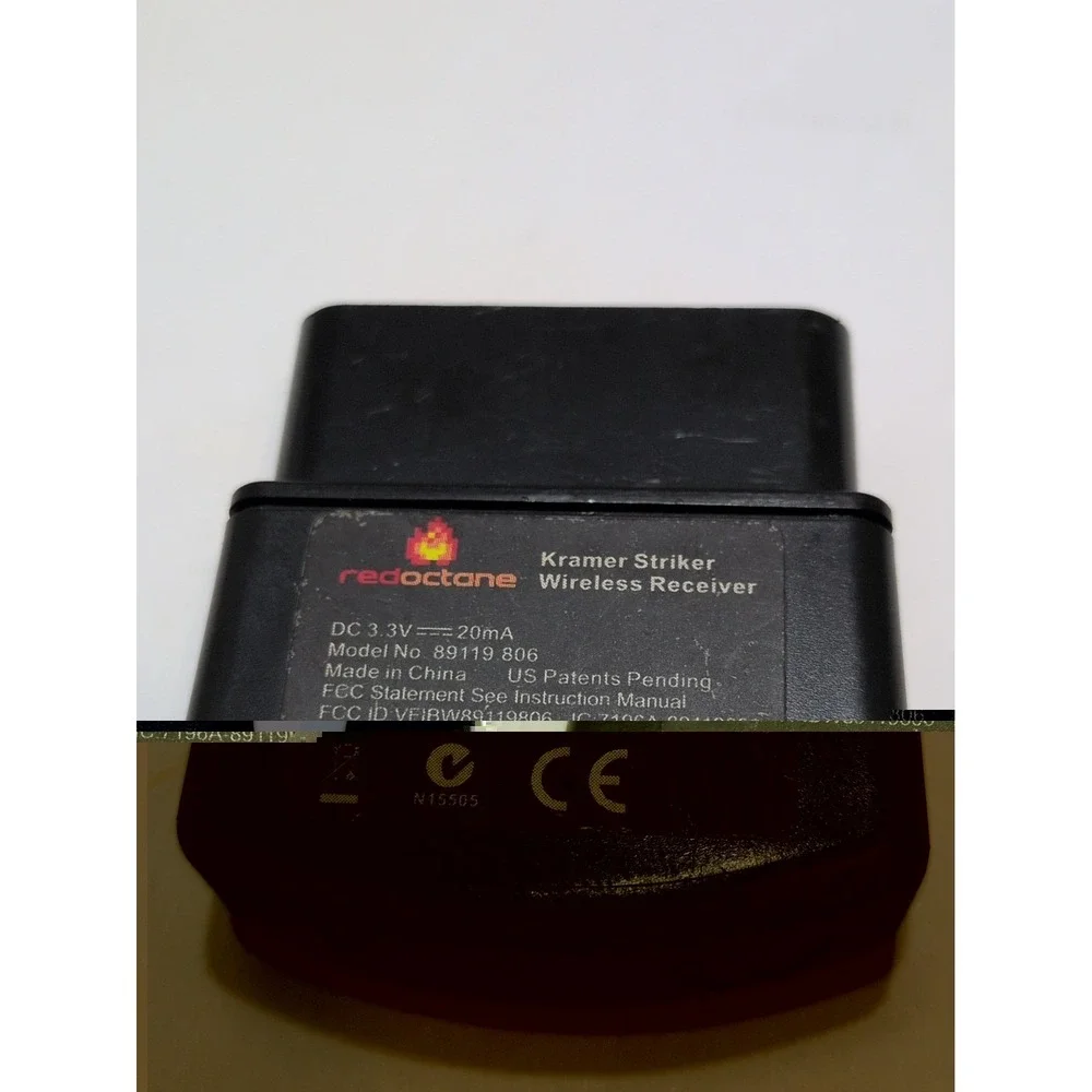 Guitar Hero Kramer Striker Wireless Receiver 89119.806 Red Octane PS2 Dongle
